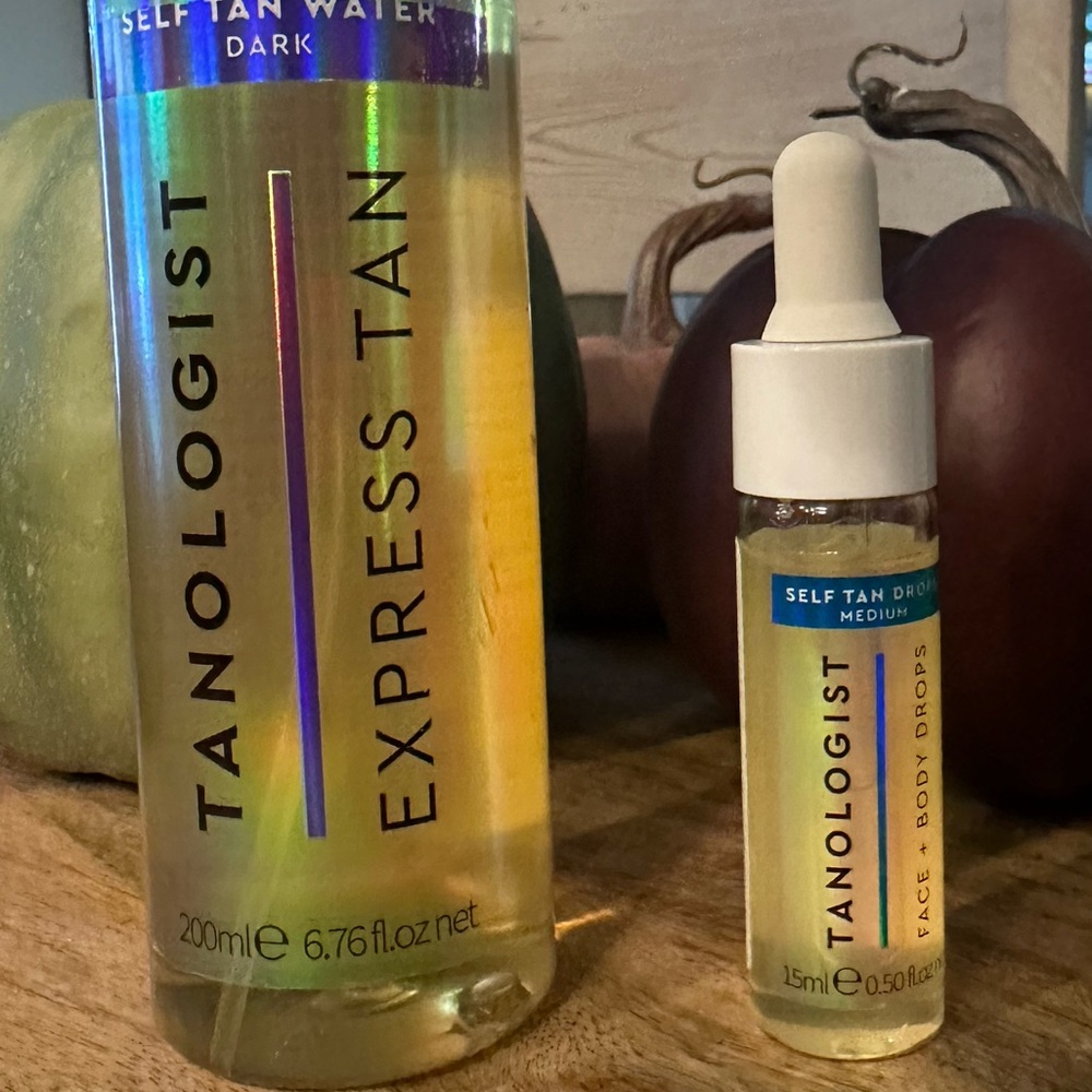 Tanologist Express Tan Dark 6.76 fl oz and Face & Body Drops 0.50 fl oz Medium